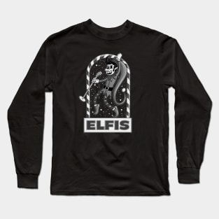 Elfis grayscale Long Sleeve T-Shirt